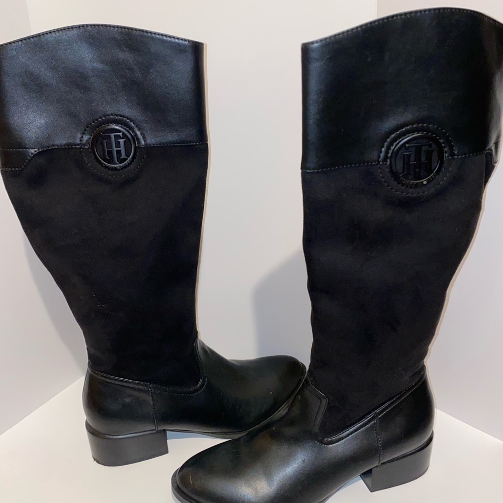 Tommy Hilfiger Classic Riding Boots Wide Calf